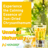 Dried Chrysanthemum Tea, Premium Juhua Flower Herbal Tea Loose Leaf, No Sugar No Gluten Pure Dried Chrysanthemum Flower, for Promote Relaxation