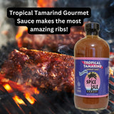 Spice Isle Sauces Tropical Tamarind Gourmet Sauce - 20 oz Mild Caribbean BBQ Gluten-Free Marinade | Tamarindo Fruit Blend | Great for Grilling