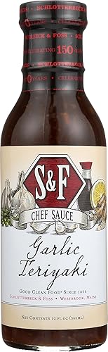 SCHLOTTERBECK & FOSS Garlic Teriyaki Sauce, 12 FZ