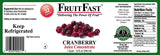 FruitFast Cranberry Juice Concentrate - (32 FL OZ) Unsweetened, 50 Brix Pure Concentrated Extract - 100% Cranberry, No Additives or Fillers