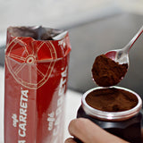 Espresso Ground Coffee - Café La Carreta Cuban Coffee, 10 oz Bag - Miami’s Famous Cuban Espresso Since 1976