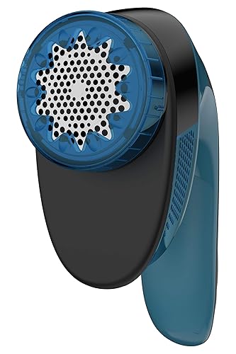 Rowenta JA1011 Portable Lint Remover Shaver with Adjustable Shave Height, Fabric Defuzzer, Blue