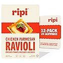 Ripi Chicken Parmesan Ravioli - Crushed Tomatoes, Mozzarella & Basil - Frozen Pasta Meal - Ready in Under 5 Minutes, 9oz packs (12 Pack, Chicken