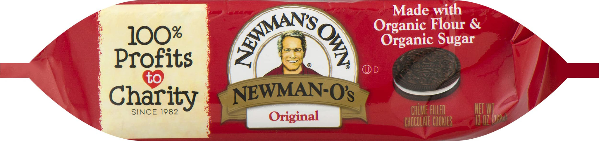 Newman's Own Crème Filled Chocolate Cookies, 13 Ounce