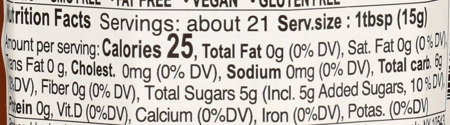 LUCIEN GEORGELIN Organic Apricot Fruit Spread, 11.28 OZ