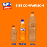 Fanta Orange Soda Soft Drink Bottles, 16.9 fl oz, 6 Pack