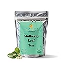 Zi Chun Tea | Organic White Mulberry Leaf Tea Morus alba | Premium Loose Leaf Herbal Tea, Whole Mulberry Leaves, Naturally Caffeine-Free, Herb Hoja de