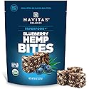 Navitas Organics Superfood Power Snacks, Blueberry Hemp, 8oz. Bag, 11 Servings - Organic, Non-GMO, Gluten-Free