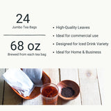 Dong Jyue Premium Earl Grey Tea, Commercial-Use Tea Bags, 25g Large Bags, 24 Count (Pack of 1), Taiwanese Earl Grey Tea for Milk Tea & Bubble Tea |