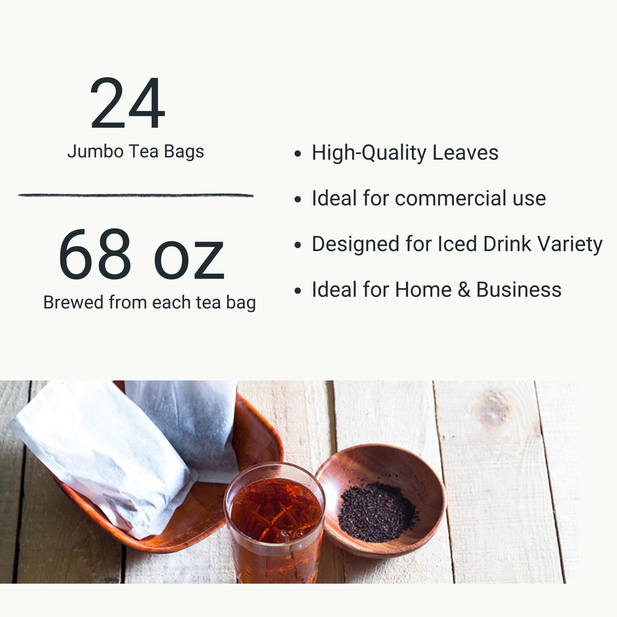 Dong Jyue Premium Earl Grey Tea, Commercial-Use Tea Bags, 25g Large Bags, 24 Count (Pack of 1), Taiwanese Earl Grey Tea for Milk Tea & Bubble Tea |