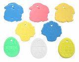 8 Gram Spring Easter Balloon Weights - 25 pieces - RoHS Compliant - Assorted Pastel Colors - Egg, Basket, Bunnie