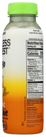 Harmless Harvest, Organic Mango Coconut Smoothie, 10 Fl Oz Bottle