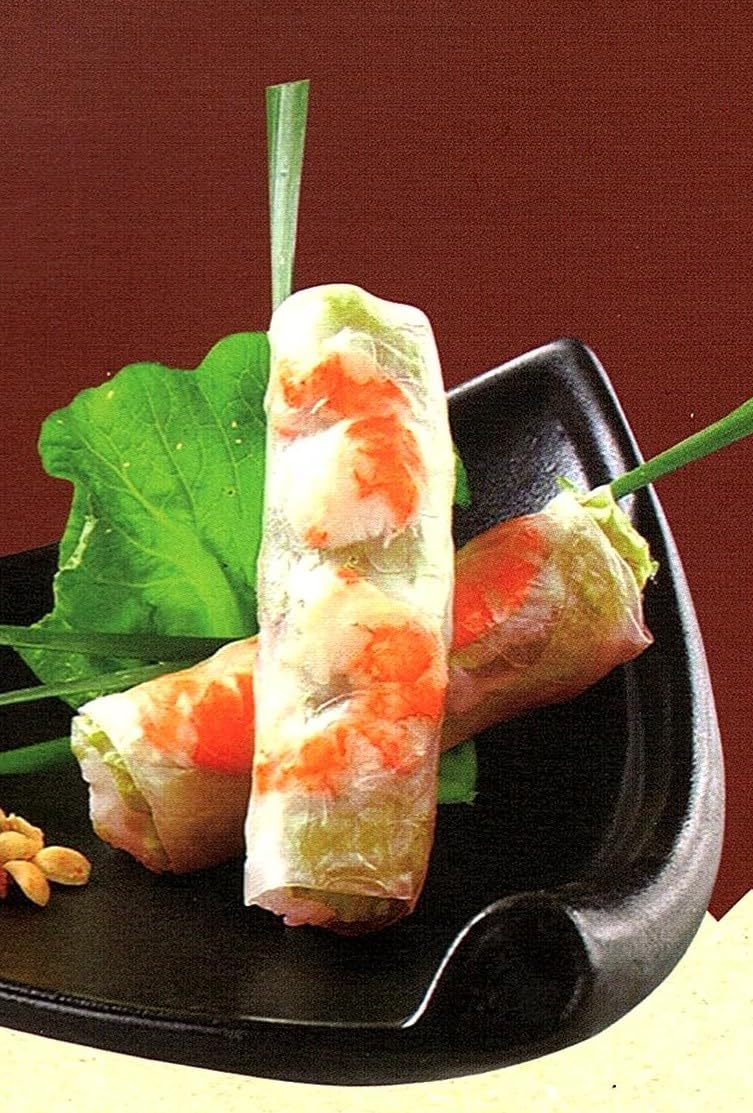 MEIJIN Rice paper Spring Roll Wrapper 22cm/7.05oz-Pack of 2 (Brown Rice)