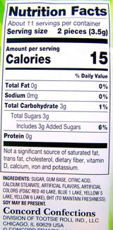 Tropical Fruit Razzles Candy, 1.4 Ounce, Pack of 3
