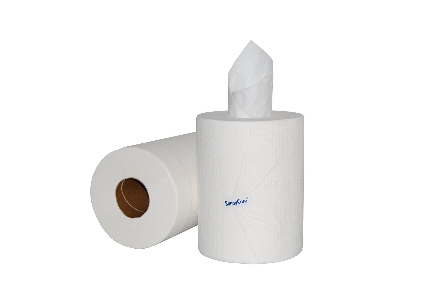 SunnyCare 2-Ply Center Pull Paper Towels, Roll of 320 Sheets, Total of 6 Rolls