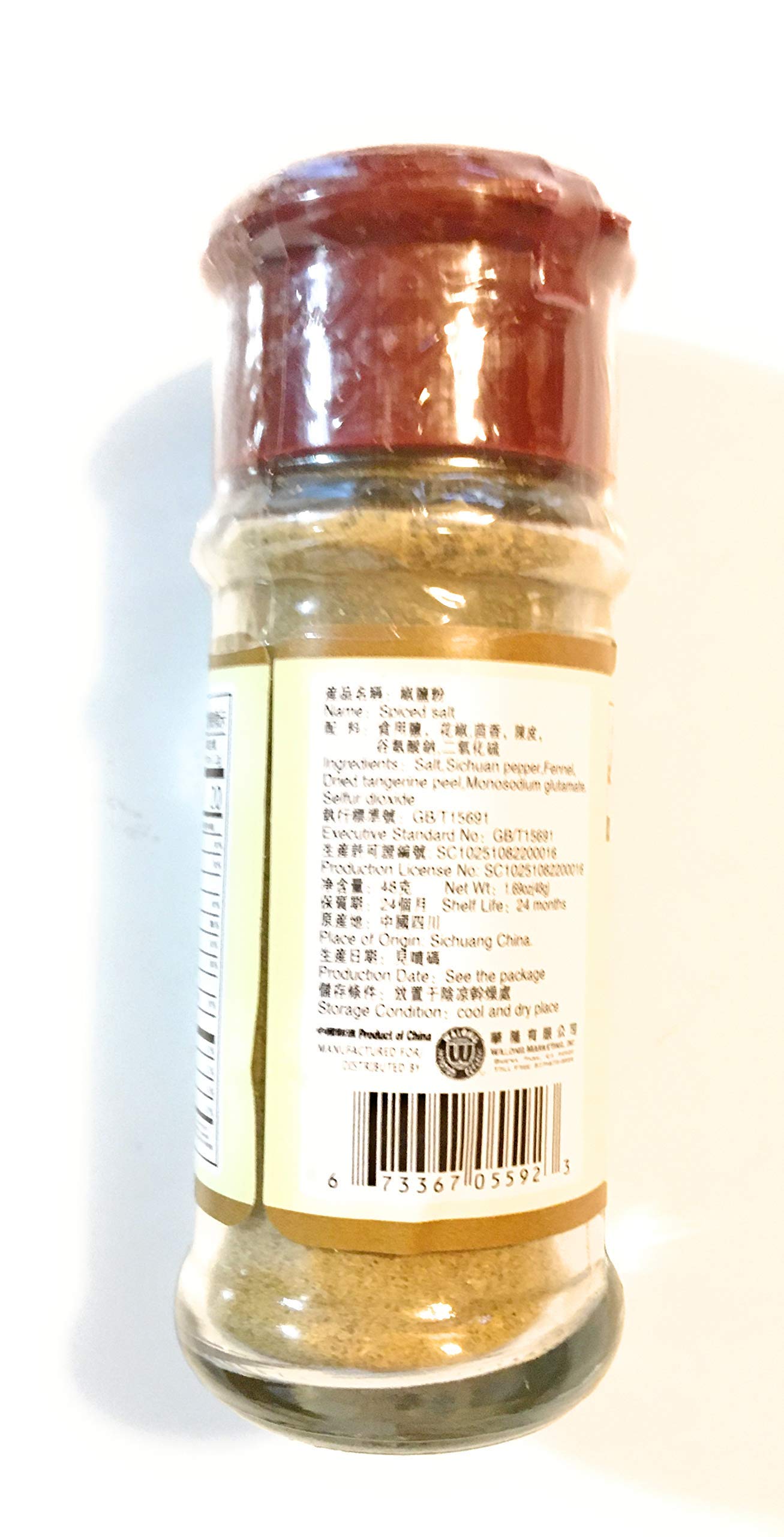 2 Pack Asian Taste Spice Salt 1.69 Oz Each And 2 Soy Sauce Dish ???