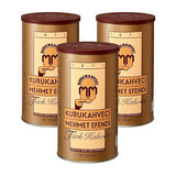 KURUKAHVECI MEHMET EFENDI Turkish Coffee, 100% Arabica, Finely Roasted Ground Coffee for Cezve, Rich Aroma, Medium, Authentic Turkish Coffee Tradition