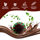 Chocolate Starlight Mints Individually Wrapped, 1 Pound | Mint Chocolate & Starlite Mints for Parties, Offices, Buffets | Rich Cocoa Hard Treats