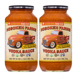 Hoboken Farms Vodka Sauce - No Sugar Added, Non-GMO, Preservative-Free, Low Carb, Keto - Better For You Pasta Sauce! (25 Fl Oz, Pack of 2)