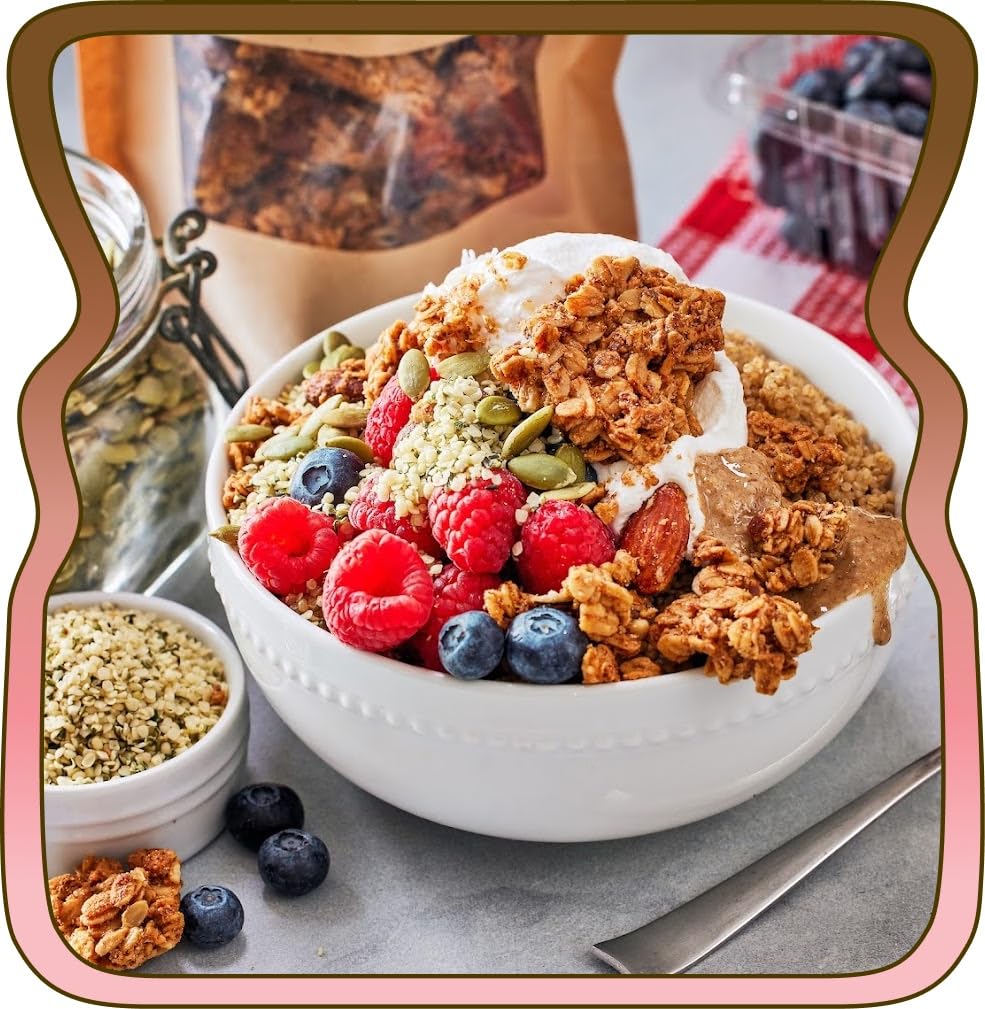 Michele's Granola - Almond Butter - Handmade Non-GMO Whole Grain Oats - Free of Gluten, Soy, Wheat, & Dairy