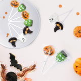 Halloween Lollipop Suckers,Pumpkin Candy Suckers,Vampires Candies,Lollipops Individually Wrapped,Great for Halloween Goody Bag Fillers 12 Pack