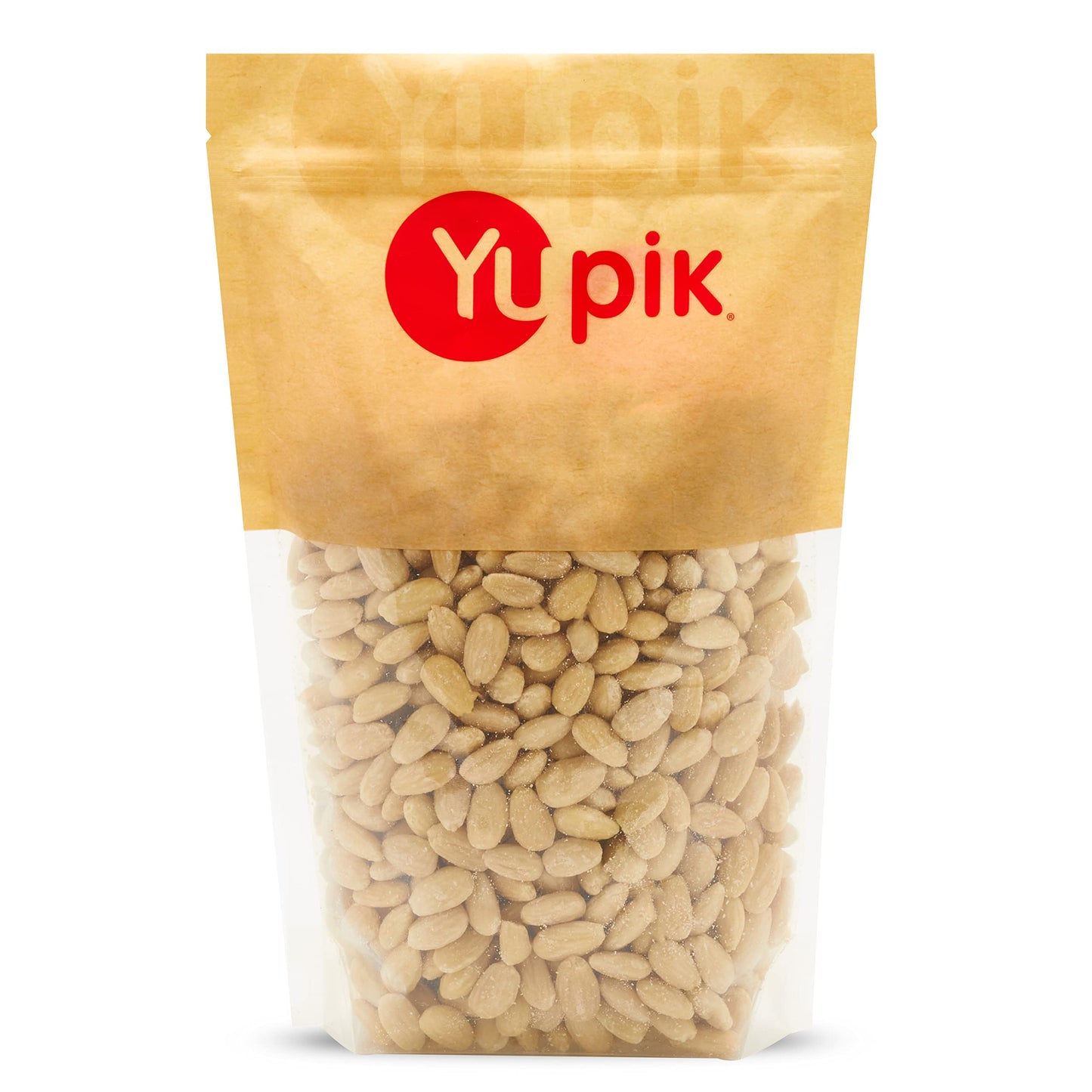 Yupik Whole Blanched California Almonds, 2.2 lb, Skinless, Unsalted, Gluten-Free, Kosher, Raw, Good Source Of Protein, Fiber, Iron & Calcium, Low In