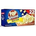 Pop Weaver Microwave Popcorn, Butter, 22 Bags per Box