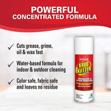 Krud Kutter Original Cleaner Degreaser Aerosol, 20 oz, Heavy Duty Spray for Grease, Oil and Tough Stains, All Purpose Multi Surface Cleaner