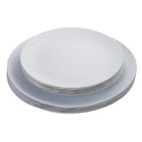 Posh Setting White Plastic Plates Disposable Plastic Wood Pattern Dinnerware (Includes 20 Dinner Plates and 20 Salad Plates) Elegant Disposable