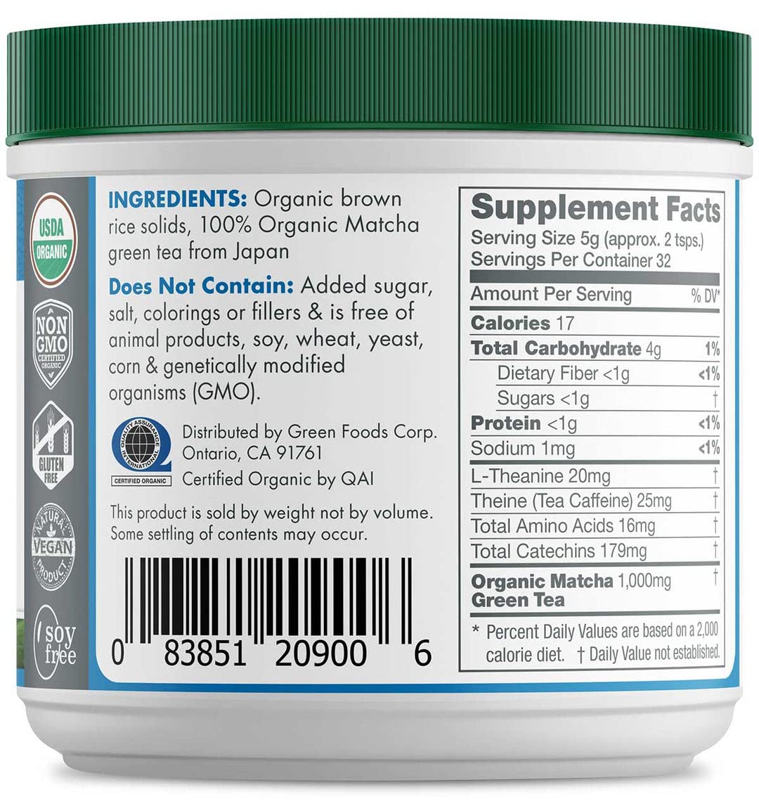 Green Foods Matcha Green Tea (2 Pack)