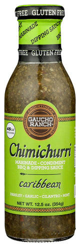 Gaucho Ranch, Sauce Chimichurri Caribbean, 12.48 Ounce