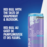 Red Bull Energy Drink, Sugar Free, Lilac Edition, Grapefruit & Blossom Flavor, 12 fl oz Cans, 24 Pack