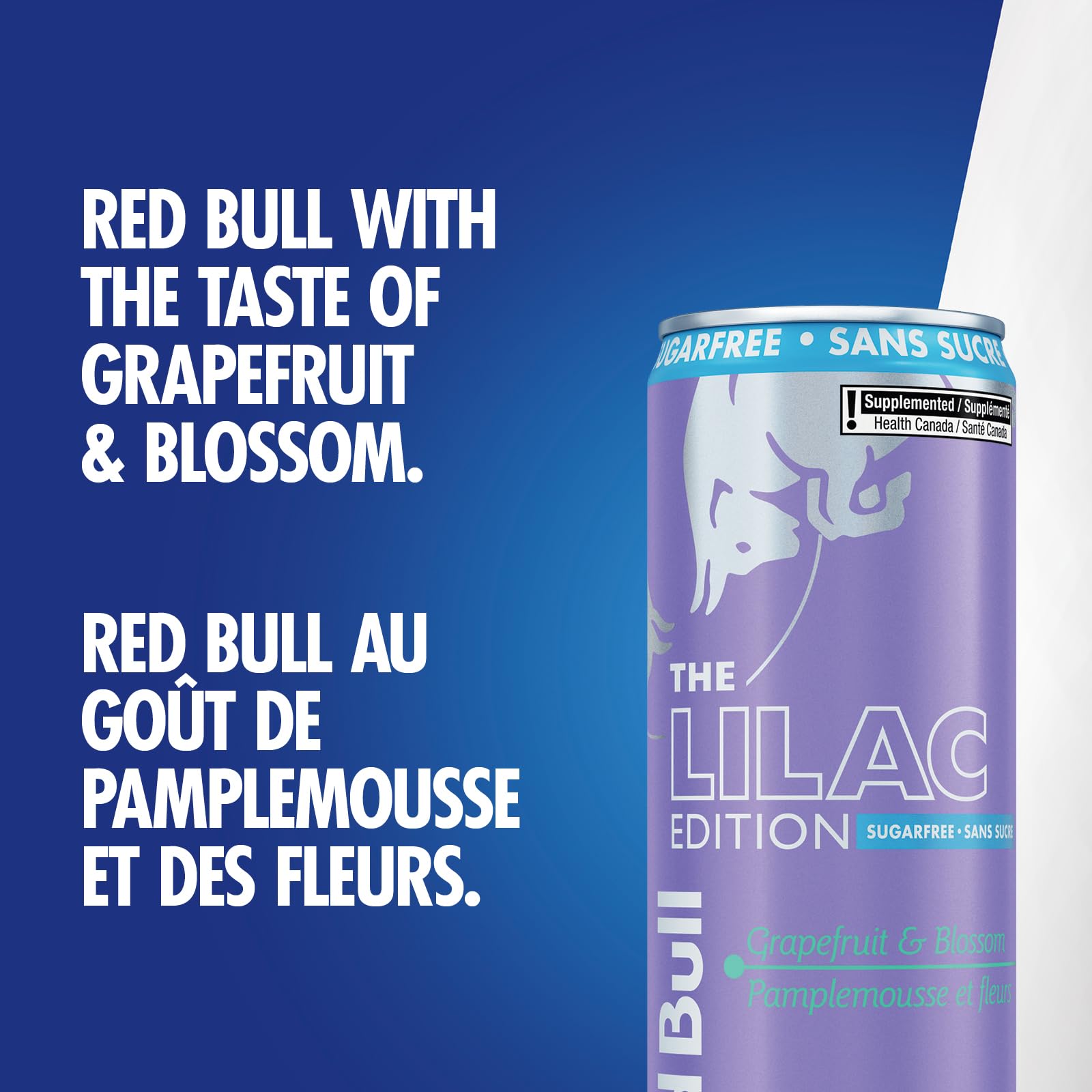 Red Bull Energy Drink, Sugar Free, Lilac Edition, Grapefruit & Blossom Flavor, 12 fl oz Cans, 24 Pack