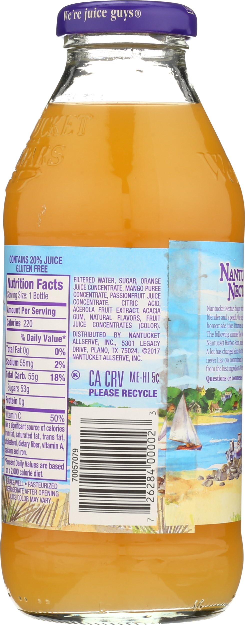 Nantucket Nectars Orange Mango, 16 Ounce