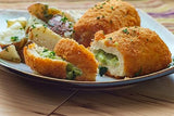 New York Steak & Seafood Frozen Stuffed Chicken Breasts - ?ordon Bleu Chicken Breasts Stuffed with Swiss Cheese and Ham (4 Stuffed Chicken Breasts
