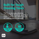 Coolinario Trisodium Phosphate - TSP Cleaner (1 LB) Heavy-Duty Cleaner & Degreaser for Walls, Floors & Outdoor Surfaces | Removes Grease, Dirt