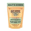 Old School Brand™ Buttermilk Pancake Mix, 12 oz. | Fluffy Homestyle Style Pancake & Waffle Mix | Makes 10-12 Pancakes or 6-8 Waffles