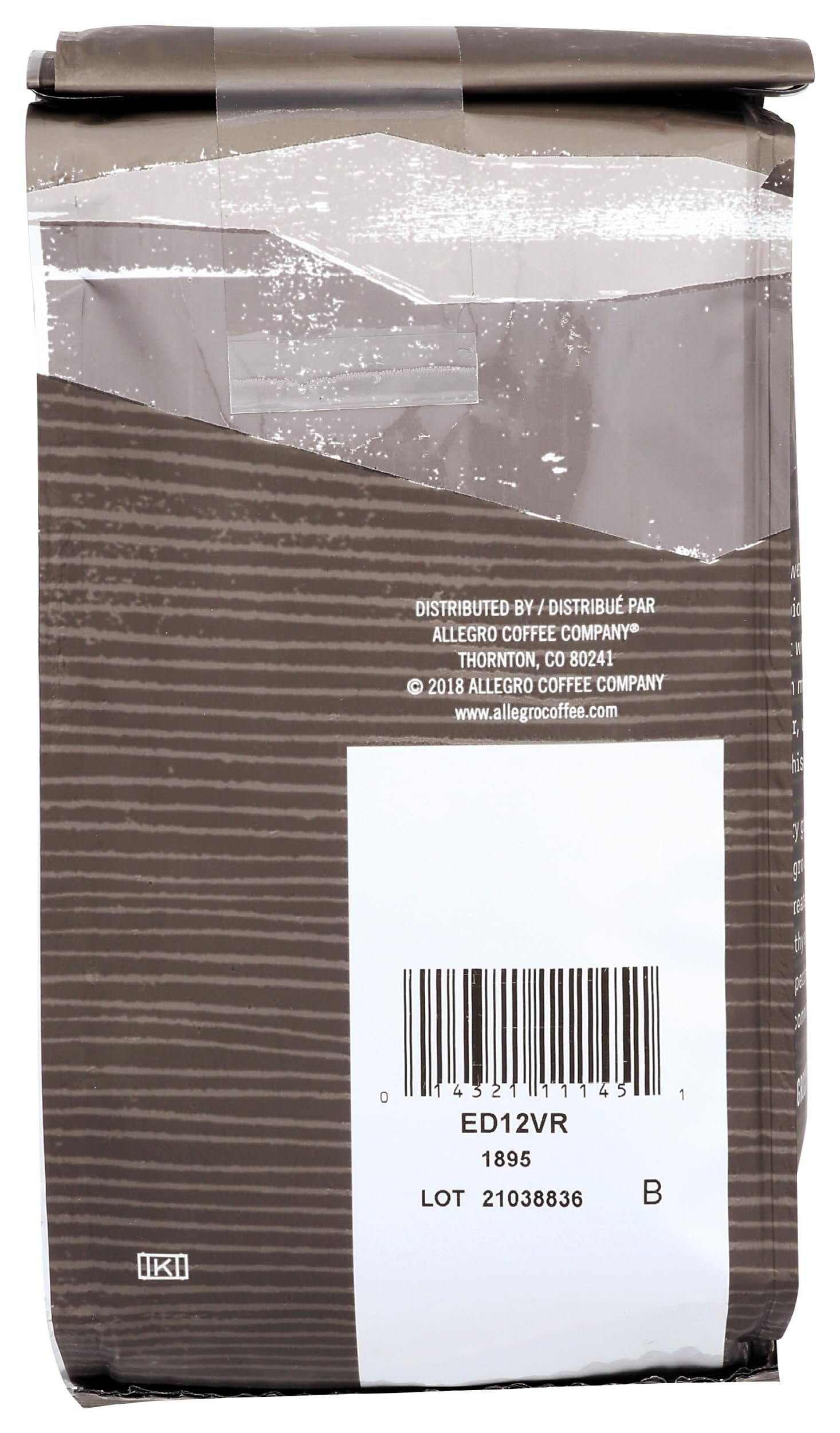 Allegro Coffee Vienna Roast Ground Coffee, 12 oz