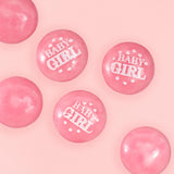 Baby Girl Pink Candy Gum Buttons, 2 Pound Bag (Approx. 180 Pieces), Pink Candy, Girl Baby Shower Candy, Baby Showers Treats
