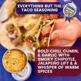 Spice, Nice & Everything Seasonings: Taco, Pizza, Popcorn | Gift Packaged Set of 3 | All Natural, Non GMO Seasoning | Gourmet Spice Blends & Rubs |