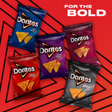 Doritos Reduced Fat Tortilla Chips, Flamas Flavored, 1 Ounce (Pack of 72)
