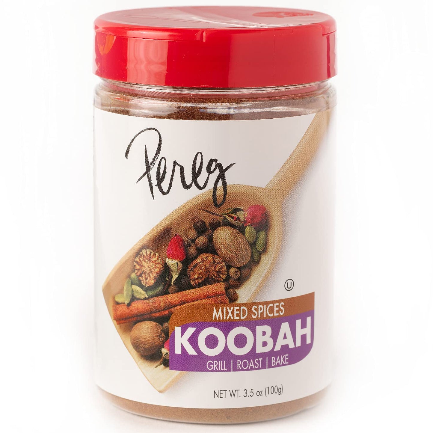 Pereg Baharat Koobah Seasoning (3.50 Oz) - Mediterranean Middle Eastern Spice Mix for Authentic Recipes - Sweet & Smoky Flavor - Non GMO & All Natural