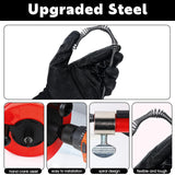 50 Ft Drain Auger,Use Manually or Drill Powered 50 Feet Drain Snake,Heavy Duty Flexible Plumbing Snake,With Gloves and Storage Bag for Kitchen Sink