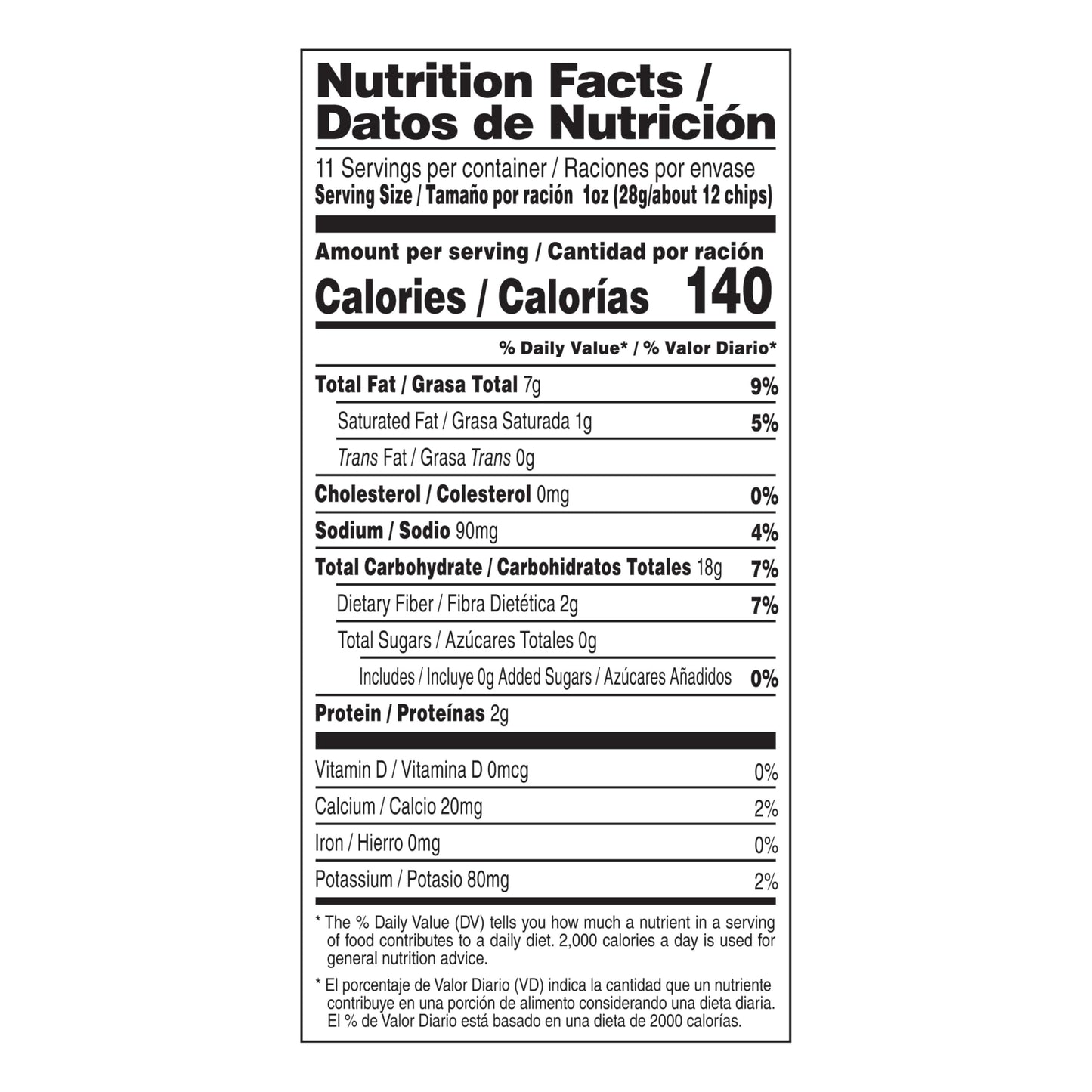 Calidad Corn Tortilla Chips, 11 Oz