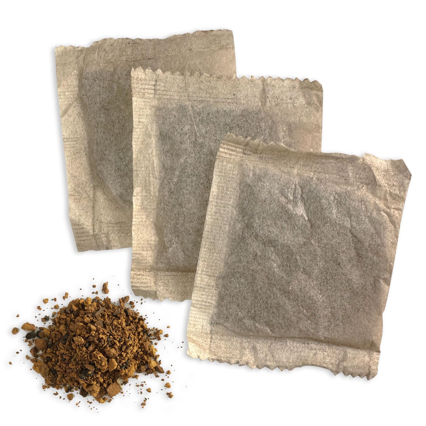 Chaga Tea Bags by My Berry | 100% Canadian Wild-Harvested- NEVER Siberian | 100% Additive-Free Caffeine-Free Herbal Tea | 25 Bleach-Free Bags