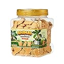 ChocZero Animal Crackers Cookies, Cinnamon Flavored, Gluten Free, Low Carb, No Added Sugar, 12 Ounce (Pack of 1)