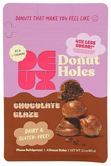 Deux, Donut Holes Chocolate Glazed, 2.1 Ounce