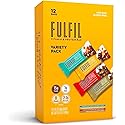 FULFIL Protein Snack Bars, Best Sellers Variety Pack, Gluten Free with 15g Protein, Pantry Staples, 12 Count