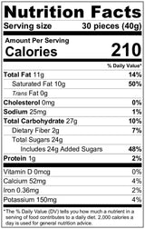 Chocolate Espresso Beans - 1.5 Lb Tub (Coffee & Cream)