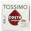 Tassimo Costa Cappuccino 16 T Discs, (Large Cup Size) 8 Servings